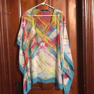 Poncho type shirt
